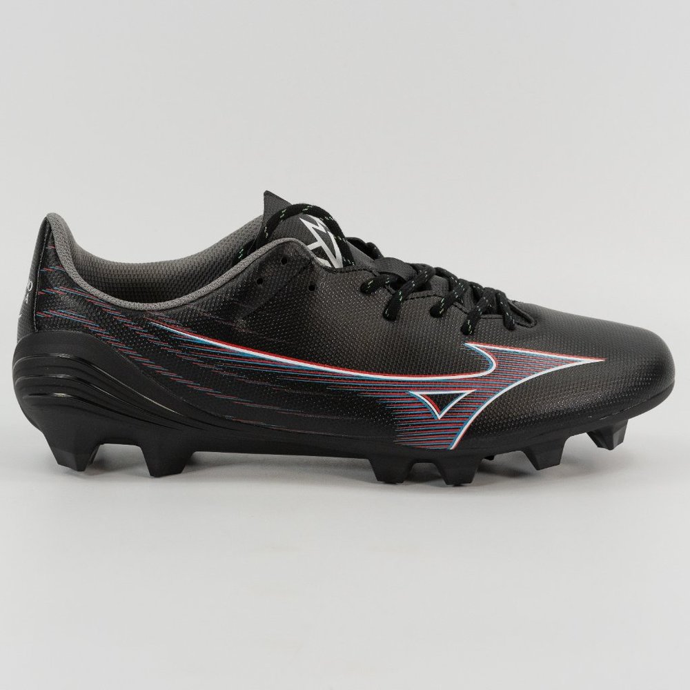 Mizuno Alpha Select 'Black Ignition Red' P1GA236501 Football Cleats Multi Size